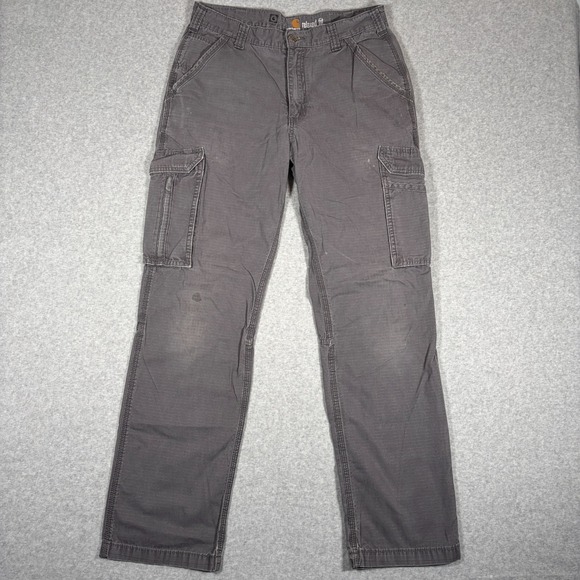 Carhartt Other - Carhartt Force Tappen Cargo Pants Mens 34x34 (Fits 32x33) Gravel Relaxed Fit